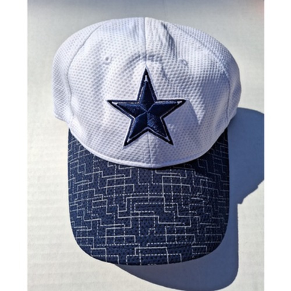 Dallas Cowboys New Era 9Twenty Womens White Patterned Baseball Hat - New!